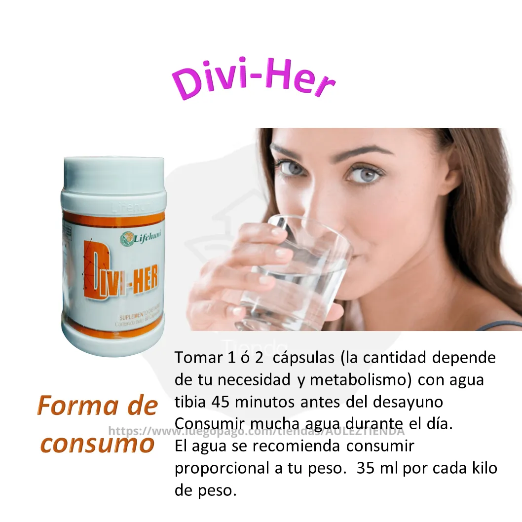 Divi-Her Suplemento Natural Para Bajar De Peso  LIFEHUNI